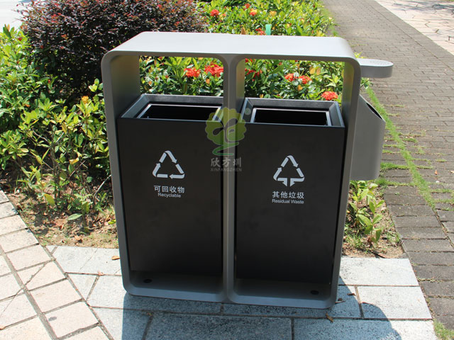 福田城市形象更新戶(hù)外分類(lèi)垃圾桶定制-欣方圳廠家批發(fā)